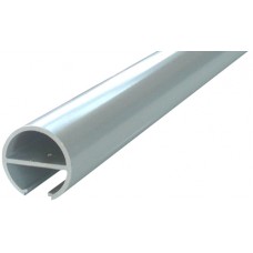 ALUMINIUM ROUND SEMI FRAME-LESS FENCE POST 50MM 1 WAY SILVER - CODE# 1RP1800S