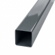 ALUMINIUM SQUARE RADIUS PRECIOUS SILVER PEARL TUBE 50mm x 1.6mm @1.8m - CODE# S501SS ALUMINIUM SQUARE RADIUS PRECIOUS SILVER PEARL TUBE 50mm x 1.6mm @1.8m - CODE# S501SS