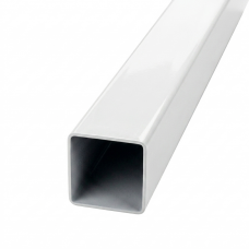 ALUMINIUM SQUARE RADIUS BLACK  TUBE 50mm x 1.6mm @6.6m - CODE# S501RWH