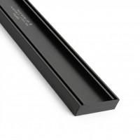  LAUXES MIDNIGHT BLACK SLIMLINE TILE INSERT 26mm x 100mm CODE# LCMSTIGRATE