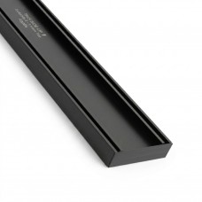  LAUXES MIDNIGHT BLACK SLIMLINE TILE INSERT 26mm x 100mm CODE# LCMSTIGRATE