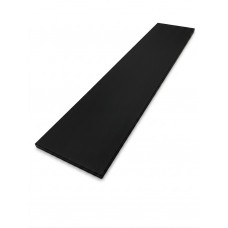 ALUMINIUM FLAT BAR BLACK 100 x 3mm x 4mt - CODE# F1003BLK