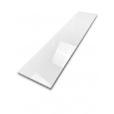 ALUMINIUM FLAT BAR WHITE 100 x 3mm x 4mt - CODE# F1003WHT