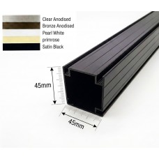 PATIO CORNER / MIDRAIL POST - 45MM CODE# SC2P PATIO CORNER / MIDRAIL POST - 45MM CODE# SC2P