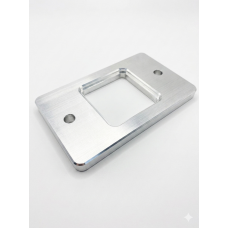 ALUMINIUM RECTANGULAR WELD ON BASE PLATE 10mm THICK - CODE# RFPBM5