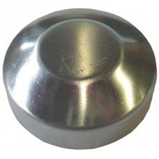 ALUMINIUM RAISED CAP ROUND 50mm MILL - CODE# ACRM