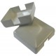 ALUMINIUM RAISED CAP SQUARE 50 x 50mm 2 WAY SILVER - CODE# ACS2S