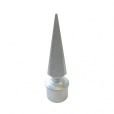 ALUMINIUM MELROSE SPEAR TIP FIT 15.88mm ROUND TUBE  - CODE# F9