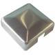 ALUMINIUM RAISED CAP SQUARE 50 x 50mm 1 WAY MILL - CODE# ACS1M