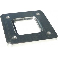 ALUMINIUM SQUARE FLANGE PLATE 10mm THICK - CODE# SFPDW5
