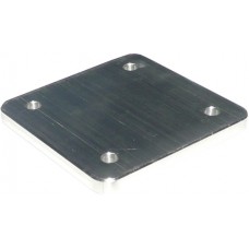 ALUMINIUM SQUARE FLANGE PLATE 10mm THICK - CODE# SFPDW7