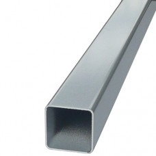 ALUMINIUM SQUARE RADIUS SILVER TUBE 50mm x 1.6mm @1.8m - CODE# S501SS