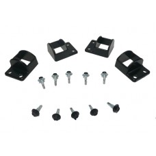 ALUMINIUM CAST SHROUDS KIT FIT 38 x 25mm RECTANGLE with screws  - CODE# CVBP