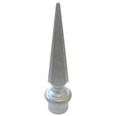 ALUMINIUM MELROSE SPEAR TIP FIT 15.88mm ROUND TUBE  - CODE# F7