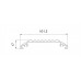 ALUMINIUM DOUBLE THRESHOLD 100 X 17MM CLEAR ANODISED CODE# THD100CLR ALUMINIUM DOUBLE THRESHOLD 100 X 17MM CLEAR ANODISED CODE# THD100CLR