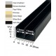DOUBLE TOP TRACK 6.5 METRES (POWDER COATED) - CODE# DTTP
