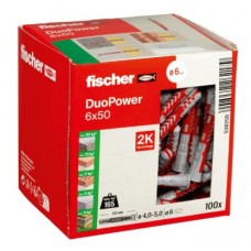 Fischer universal plug DuoPower 6 x 50 - Pack 100 Fischer universal plug DuoPower 6 x 50 - Pack 100