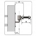 GATE HINGE TRUNNION SHORT CODE# H16T