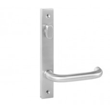 SABRE Narrow Plate Internal Turn & Lever - Satin Stainless Steel