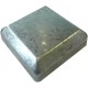 STEEL 100 x 100mm SQUARE CAP EXTERNAL - CODE# 100CAPM