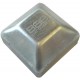 STEEL 50 x 50mm SQUARE CAP EXTERNAL - CODE# 50CAPM