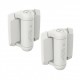 WHITE TRUCLOSE ADJUSTABLE SELF CLOSING HINGES - CODE# TCHWHT WHITE TRUCLOSE ADJUSTABLE SELF CLOSING HINGES - CODE# TCHWHT
